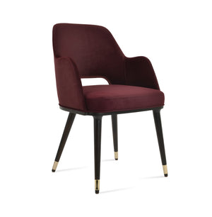 Soho Concept Marash Arm Pyramid Mw Stool - Stylish Dining Chair With Metal Base, Ergonomic Support & 10-year Guarantee Gold  Soho-concept-dining-chair-04568