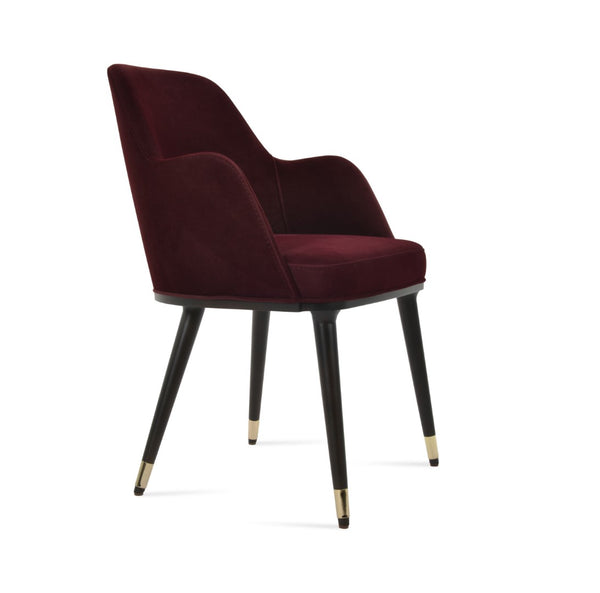 Soho Concept Marash Arm Pyramid Mw Stool - Stylish Dining Chair With Metal Base, Ergonomic Support & 10-year Guarantee Gold  Soho-concept-dining-chair-04568