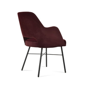 Soho Concept Marash Arm Office Chair - Ergonomic Design, Adjustable Height, Premium Fabrics & 10-year Guarantee! Black  Soho-concept-dining-chair-04543