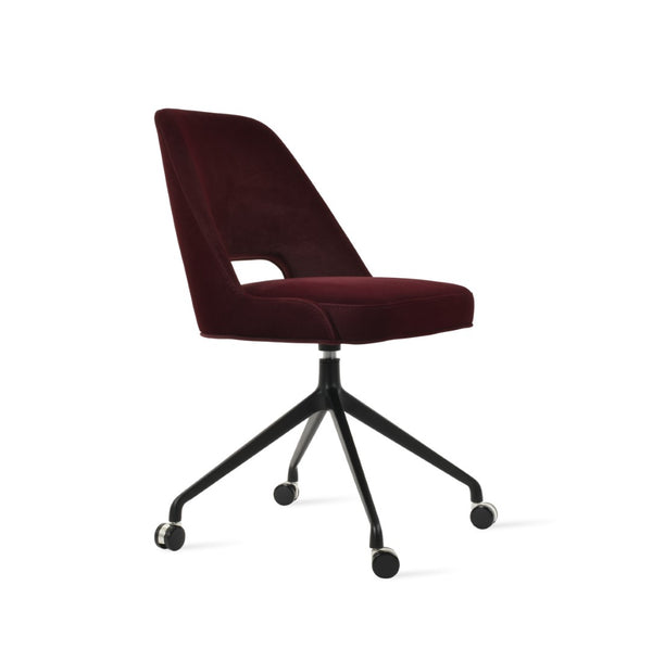 Soho Concept Marash Spider Swivel Dining Chair – Ergonomic Design, Stylish Fabrics & 10-year Guarantee, Modern Comfort Black  Soho-concept-dining-chair-04597