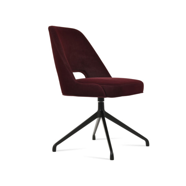 Soho Concept Marash Spider Swivel Dining Chair – Ergonomic Design, Stylish Fabrics & 10-year Guarantee, Modern Comfort Black  Soho-concept-dining-chair-04597