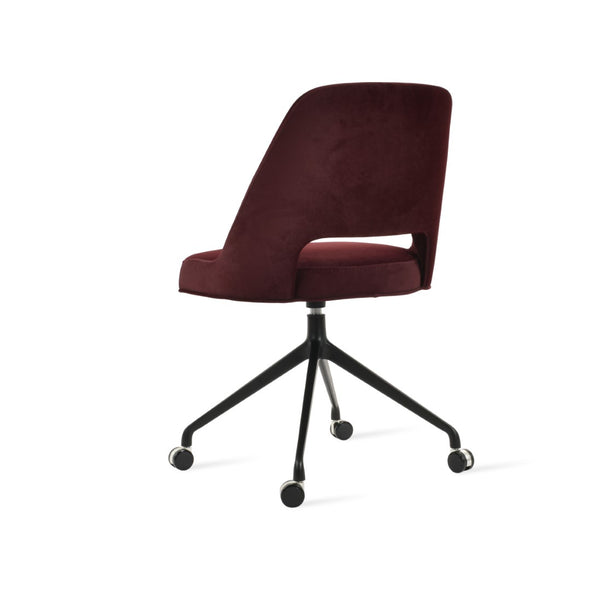 Soho Concept Marash Spider Swivel Dining Chair – Ergonomic Design, Stylish Fabrics & 10-year Guarantee, Modern Comfort Black  Soho-concept-dining-chair-04596