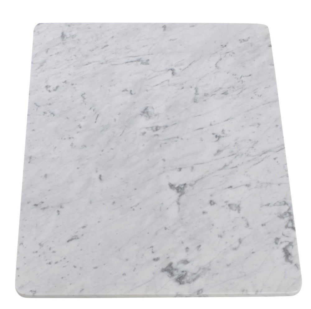 Soho Concept Marble Round 24" Italian White Carrara Tabletop - 20mm Thick Luxury Design For Elegant Interiors White  Soho-concept-dining-chair-13596