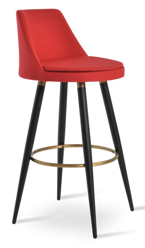 Soho Concept Martini Ana Barstools & Counterstools - Stylish Seating In Camira Era Fabric With 10-year Warranty Black,Brass,Gold,Red  Soho-concept-dining-chair-06944
