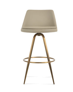 Soho Concept Martini Max Swivel Barstools And Counterstools In Stylish Camira Era Fabric – 10-year Guarantee! Brass Steel Tubular Legs Black ,S.Steel ,Walnut Finish,Brass Soho-concept-dining-chair-08962