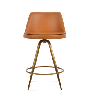 Soho Concept Martini Max Swivel Barstools And Counterstools In Stylish Camira Era Fabric – 10-year Guarantee! Brass Steel Tubular Legs Black ,S.Steel ,Walnut Finish,Brass Soho-concept-dining-chair-06941