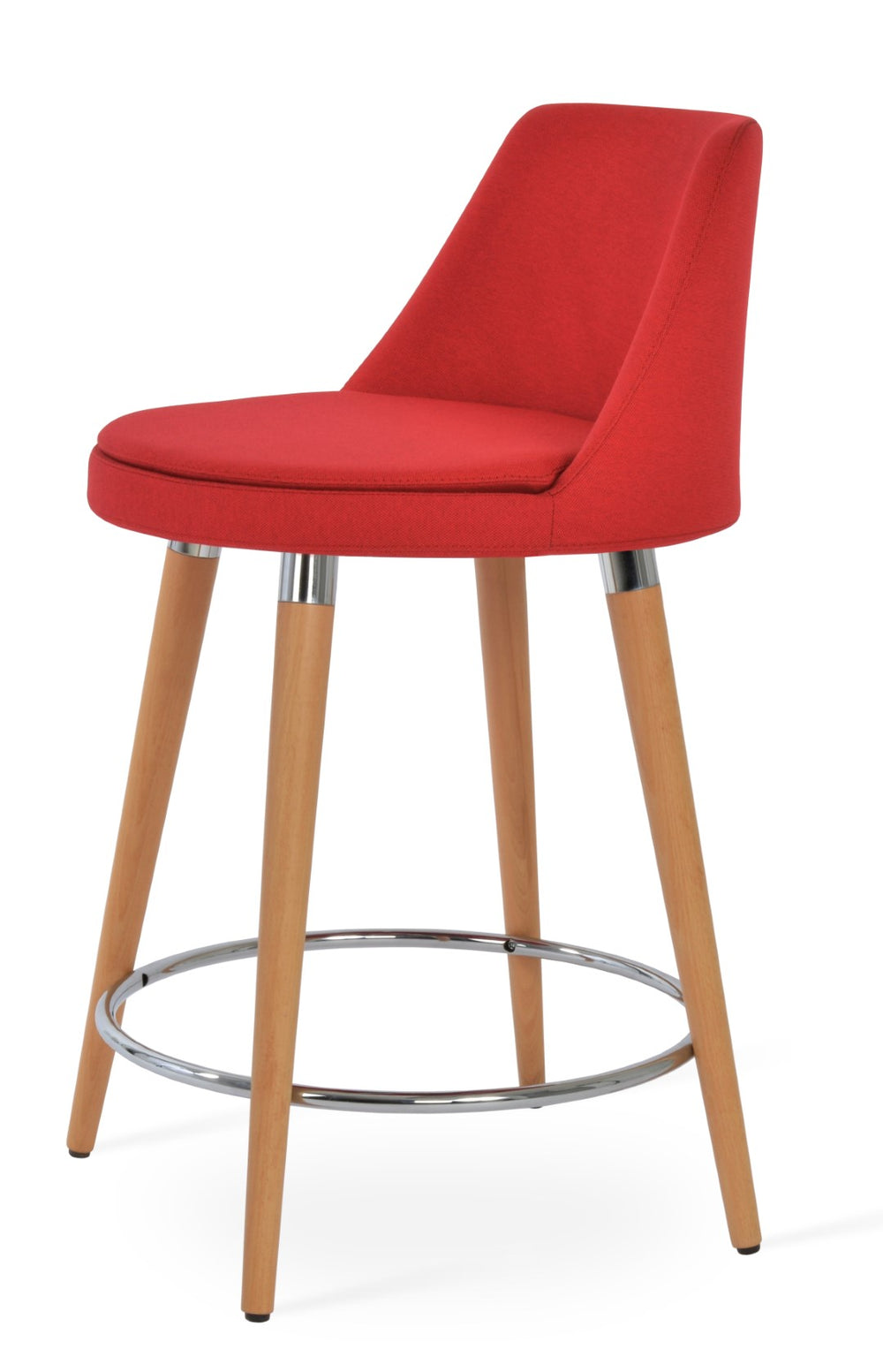Soho Concept Martini Pr. Premium Wood Barstools & Counterstools In Camira Era Fabric - 10 Year Guarantee! Walnut  Soho-concept-dining-chair-09047