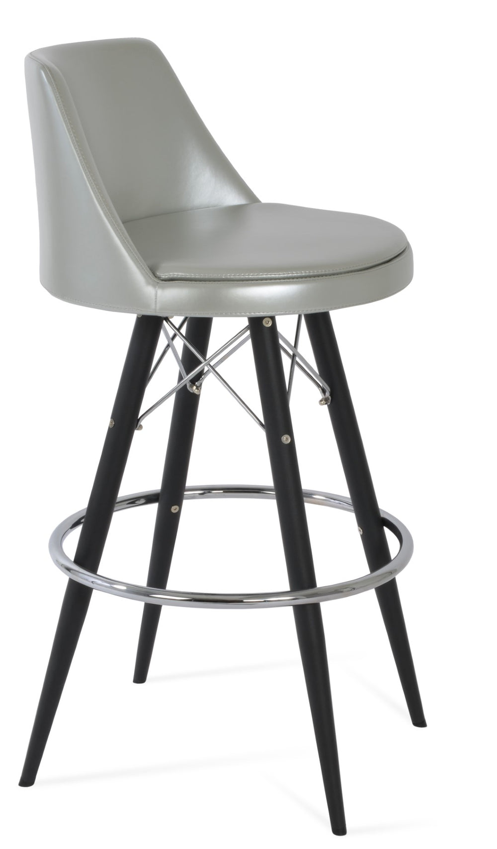 Soho Concept Martini Mw Bar & Counter Stools – Ergonomic Design, Camira Era Fabric, Memory Swivel, 10-year Ppm Natural  Soho-concept-dining-chair-06936