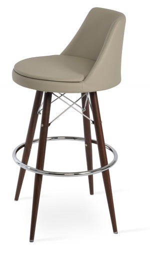 Soho Concept Martini Mw Barstools & Counterstools - Durable Camira Fabric, Stylish Finish Options, 10-year Guarantee Walnut  Soho-concept-dining-chair-08999