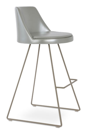 Soho Concept Martini Wire Barstools & Counterstools - Stylish, Durable Camira Fabric With 10-year Warranty! Silver  Soho-concept-dining-chair-09036