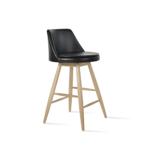 Soho Concept Martini Baba Barstools & Counterstools - Elegant Teak & Natural Sungkai, 10-year Fabric Guarantee Black,White  Soho-concept-dining-chair-08916