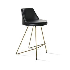 Soho Concept Martini Cat-wire Barstools & Counterstools In Camira Era Fabric - Stylish, Durable, 10-year Guarantee Bronze,Black  Soho-concept-dining-chair-08919