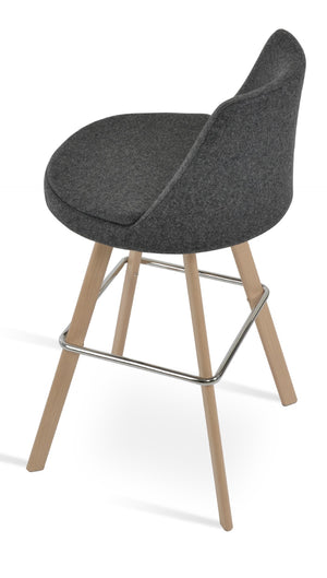 Soho Concept Martini Ana Barstools & Counterstools - Stylish Seating In Camira Era Fabric With 10-year Warranty Dark Grey,Natural  Soho-concept-dining-chair-08939
