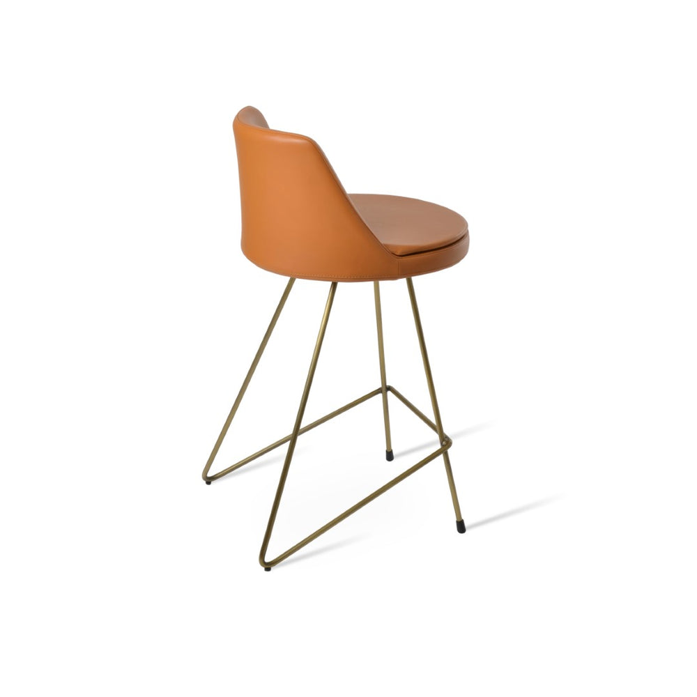 Soho Concept Martini Cat-wire Barstools & Counterstools - Stylish Camira Fabric, Durable Design, 10-year Guarantee! Bronze  Soho-concept-dining-chair-08913