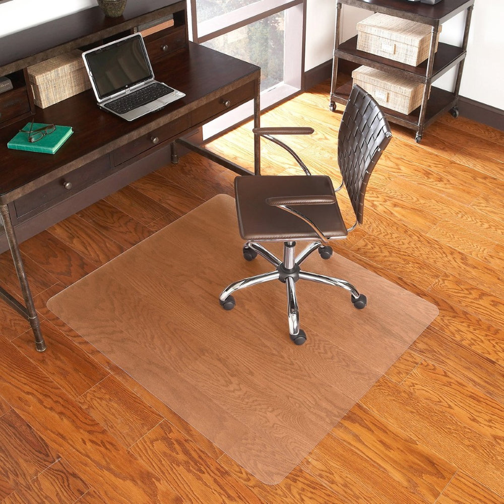 English Elm Jackson 36" x 48" Low-Profile Hard Floor Chair Mat for Office & Home - Durable, Slip-Resistant Design MAT-131820-GG