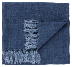 Jaipur Living Jaipur Living Linen Woven Throw Blanket with Tassel Fringe for Coastal Boho Decor THR100338