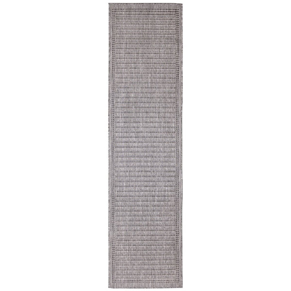 Trans Ocean Liora Manne Malibu Indoor/Outdoor Area Rug - Stylish Geometric Design For Any Space, Versatile Use Grey Polypropylene,Polyester Maur8822347