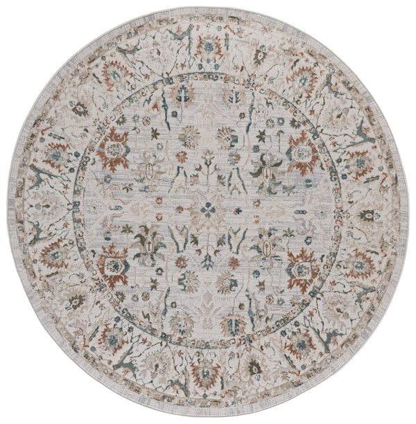 Safavieh Maven Ivory And Light Blue Traditional Area Rug, Low-Profile 3/8" Pile, Durable Stain-Resistant Design 4'-0" x 6'-0" MAV772A-4