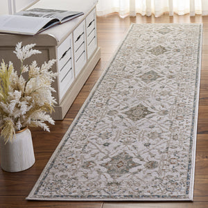 Safavieh Maven Elegant Ivory And Blue-Rust Area Rug — Handcrafted Turkish Power-Loomed, Low-Profile Comfort 8'-0" x 10'-0" MAV774A-8