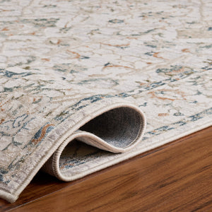 Safavieh Maven Elegant Ivory And Blue-Rust Area Rug — Handcrafted Turkish Power-Loomed, Low-Profile Comfort 8'-0" x 10'-0" MAV774A-8