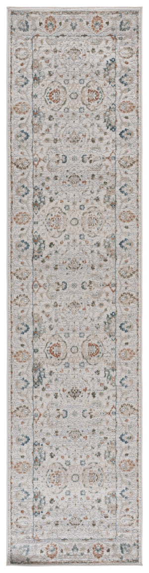 Safavieh Maven Square Area Rug In Ivory And Grey-Blue — Low-Profile, Stain-Resistant Power-Loomed Elegance 6'-7" x 6'-7" MAV776A-7SQ