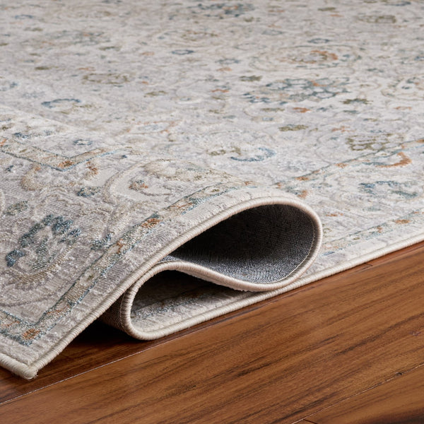 Safavieh Maven Elegant Ivory And Grey-Blue Area Rug — Power-Loomed Turkey, Durable Soft Low-Pile Centerpiece 8'-0" x 10'-0" MAV776A-8