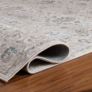 Safavieh Maven Square Area Rug In Ivory And Grey-Blue — Low-Profile, Stain-Resistant Power-Loomed Elegance 6'-7" x 6'-7" MAV776A-7SQ