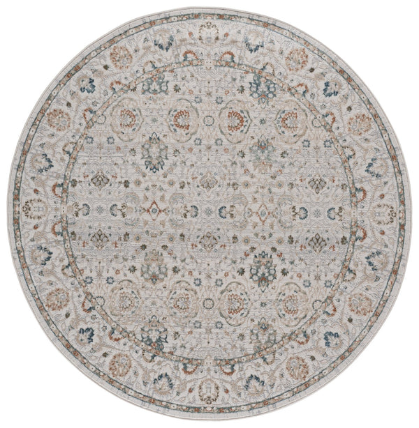 Safavieh Maven Elegant Ivory & Grey-Blue Area Rug — Low-Profile Power-Loomed Durability, Stain-Resistant Comfort 4'-0" x 6'-0" MAV776A-4