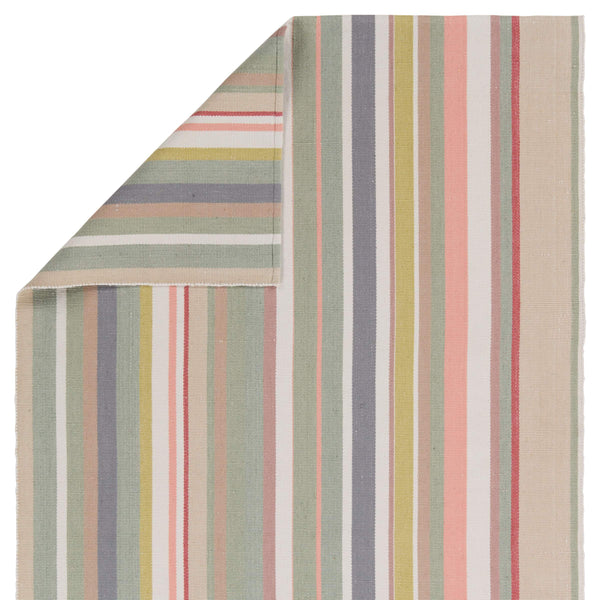 Jaipur Living Vibe by Jaipur Living Viviana Handwoven Cabana Stripe Flatweave Polyester Area Rug RUG158120