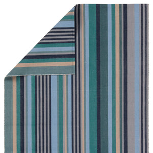 Jaipur Living Vibe by Jaipur Living Sergio Handwoven Cabana Stripe Flatweave Rug for Coastal RUG158127