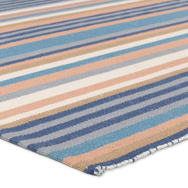 Jaipur Living Vibe by Jaipur Living Sergio Flatweave Coastal Stripe Handwoven Pet Rug for Rooms RUG158134