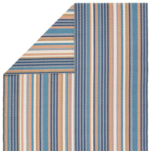 Jaipur Living Vibe by Jaipur Living Sergio Handwoven Cabana Stripe Flatweave Indoor Outdoor Rug RUG158130