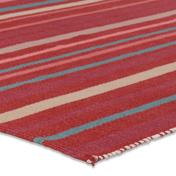 Jaipur Living Vibe by Jaipur Living Viviana Handwoven Cabana Stripe Flatweave Pet Yarn Area Rug RUG158140