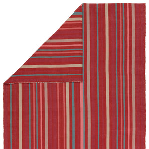Jaipur Living Vibe by Jaipur Living Viviana Flatweave Runner Handwoven Striped Polyester Indoor Outdoor Rug RUG158137