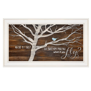 English Elm Trendy Decor 4u Marla Rae Motivational Typography Framed Print for Farmhouse Living Rooms B06786347