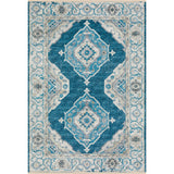 Dalyn Rugs Marbella MB1 Machine Made 100% Polyester Traditional Rug Indigo 9' x 12' MB1IN9X12