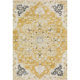 Dalyn Rugs Marbella MB3 Machine Made 100% Polyester Traditional Rug Gold 9' x 12' MB3GO9X12