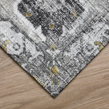 Dalyn Rugs Marbella MB3 Machine Made 100% Polyester Traditional Rug Midnight 9' x 12' MB3MI9X12
