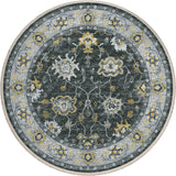 Dalyn Rugs Marbella MB6 Machine Made 100% Polyester Traditional Rug Midnight 8' x 8' MB6MI8RO