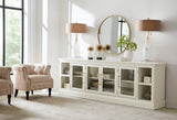 Byron White 98" Console w/ 4 Doors MBB1270-WHI Aspenhome