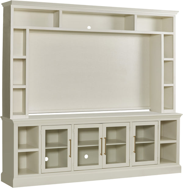 Byron White 98" Console & Hutch MBB1270-WHI,MBB1270H-WHI Aspenhome