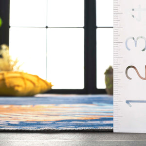 Safavieh Malibu 841m Blue / Light Blue Blue ,Light Blue Polyester Mbu841m-4