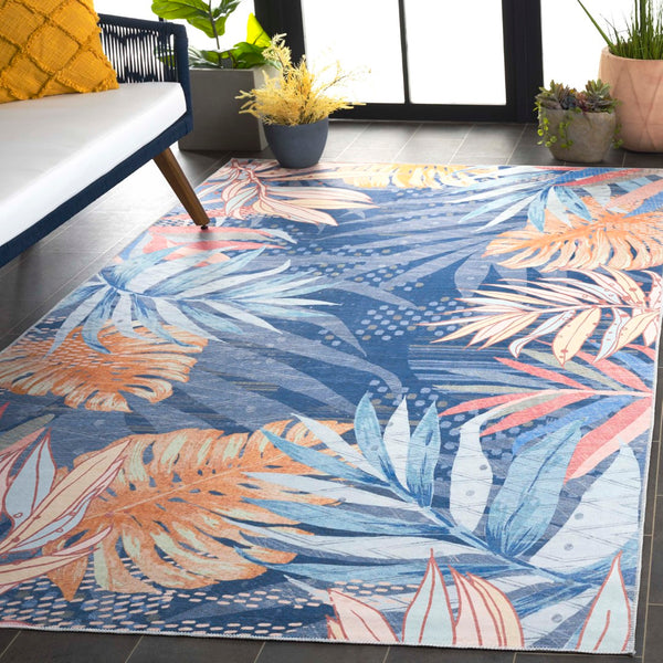 Safavieh Malibu 841m Blue / Light Blue Blue ,Light Blue Polyester Mbu841m-4