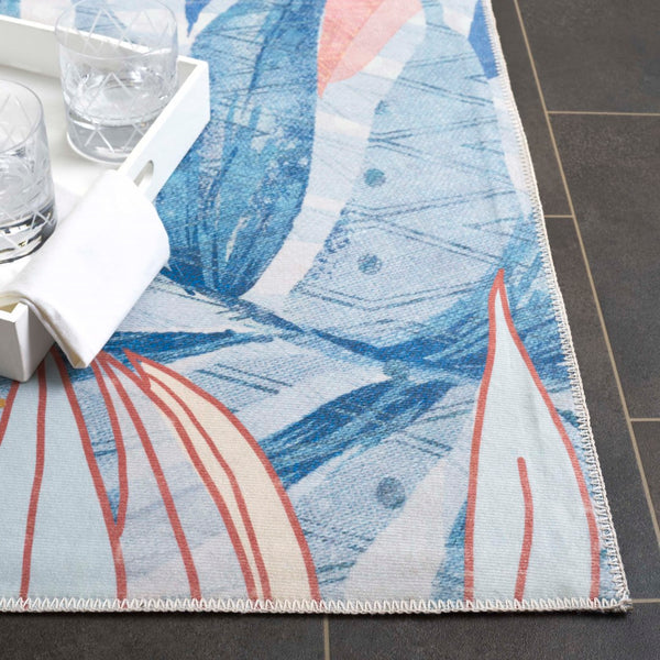 Safavieh Malibu 841n Light Blue / Beige Light Blue ,Beige Polyester Mbu841n-6r