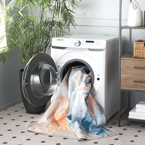 Safavieh Malibu 841n Light Blue / Beige Light Blue ,Beige Polyester Mbu841n-6r