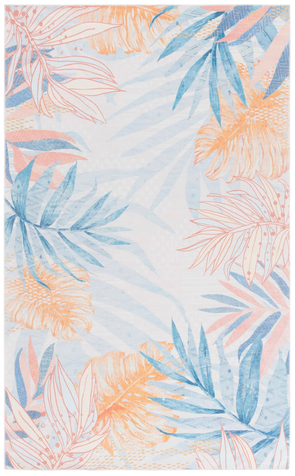 Safavieh Malibu 841n Light Blue / Beige Light Blue ,Beige Polyester Mbu841n-6r