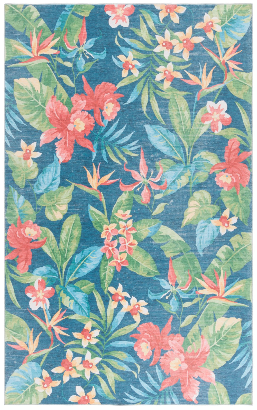 Safavieh Malibu 842m Dark Blue / Green Dark Blue ,Green Polyester Mbu842m-8