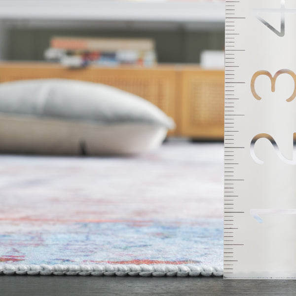 Safavieh Malibu Contemporary Abstract Area Rug - Stylish, Durable, And Easy-care Design For Modern Spaces Ivory ,Rust Polyester Mbu843a-6sq