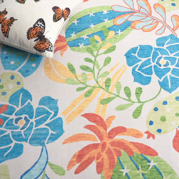 Safavieh Malibu 844b Beige / Blue Beige ,Blue Polyester Mbu844b-9