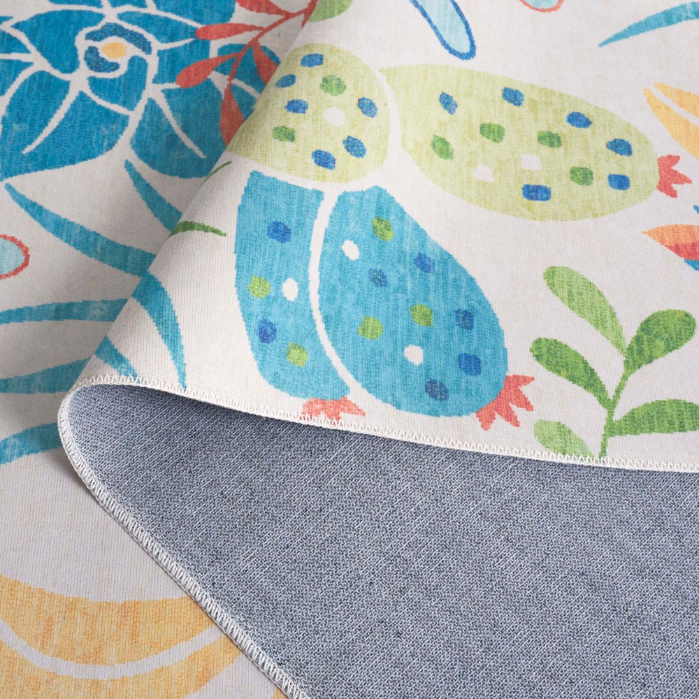 Safavieh Malibu 844b Beige / Blue Beige ,Blue Polyester Mbu844b-9